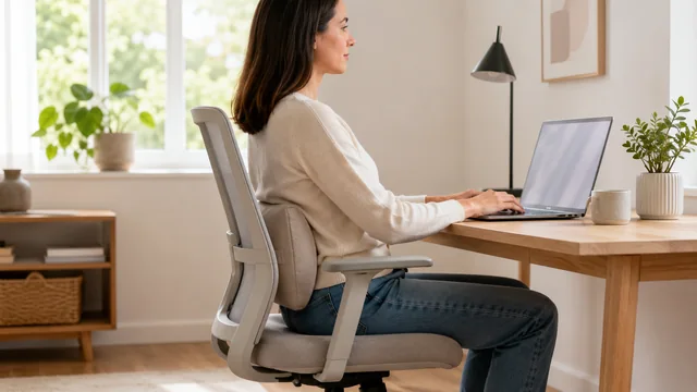 Bantal lumbar kursi untuk pinggang pegal saat kerja