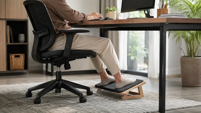 Footrest sandaran kaki untuk duduk lama di meja kerja