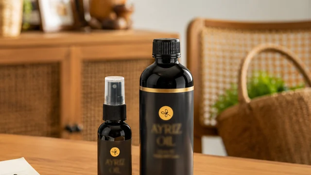 Pilihan ukuran Ayriz Oil 50ml dan 100ml