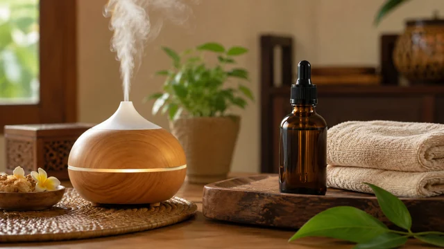 Minyak aromaterapi dan minyak oles badan dengan fungsi berbeda