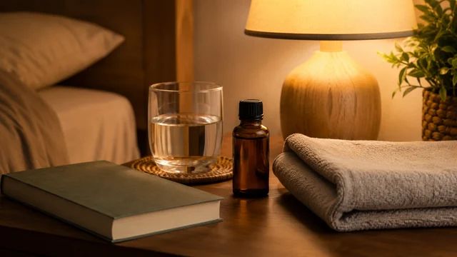 Minyak balur malam hari untuk rutinitas sebelum tidur